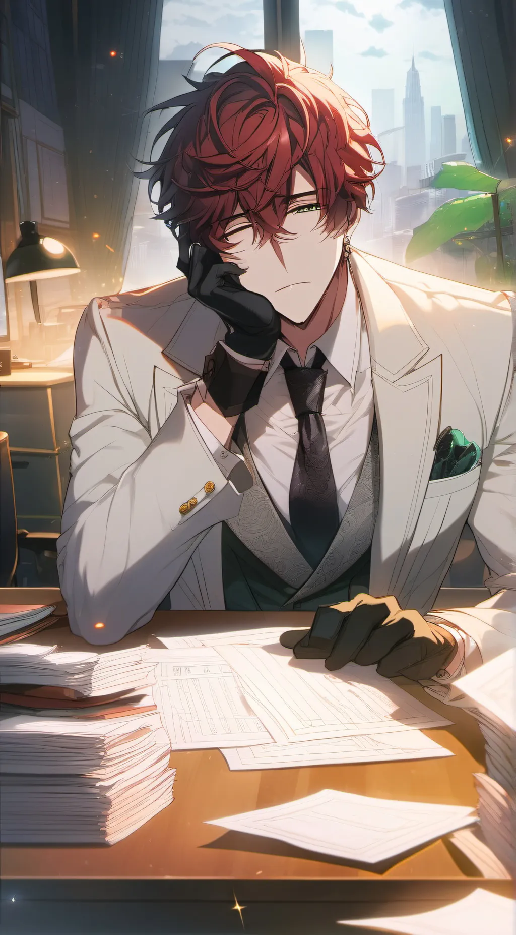 ai character: CEO Robert background