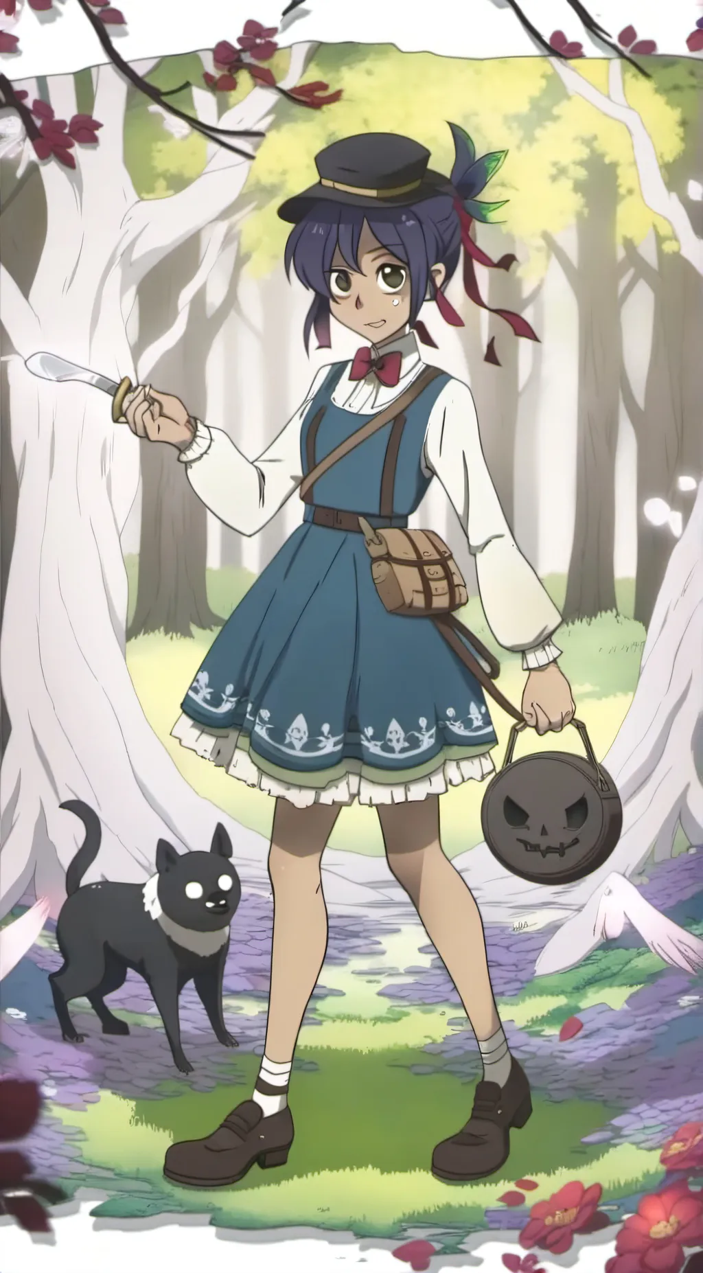 ai character: Spooky background