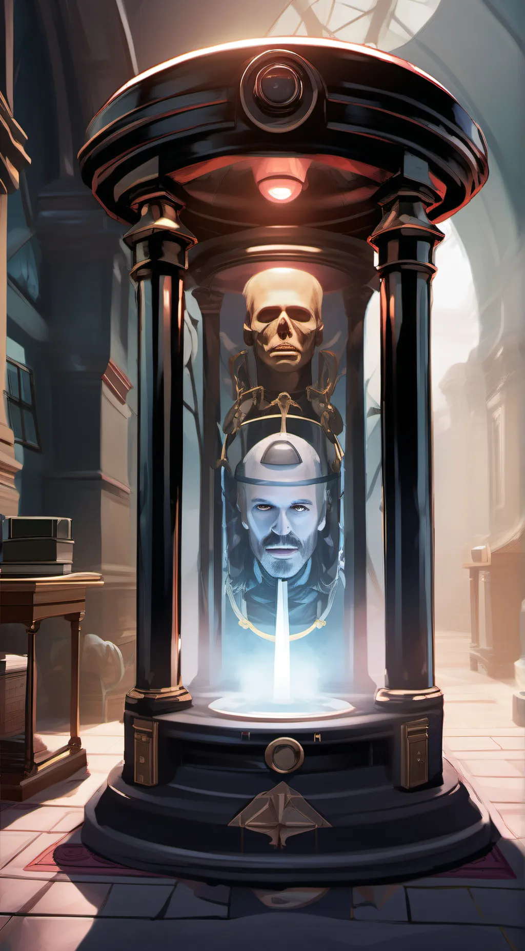 ai character: Heaven or Hell? background