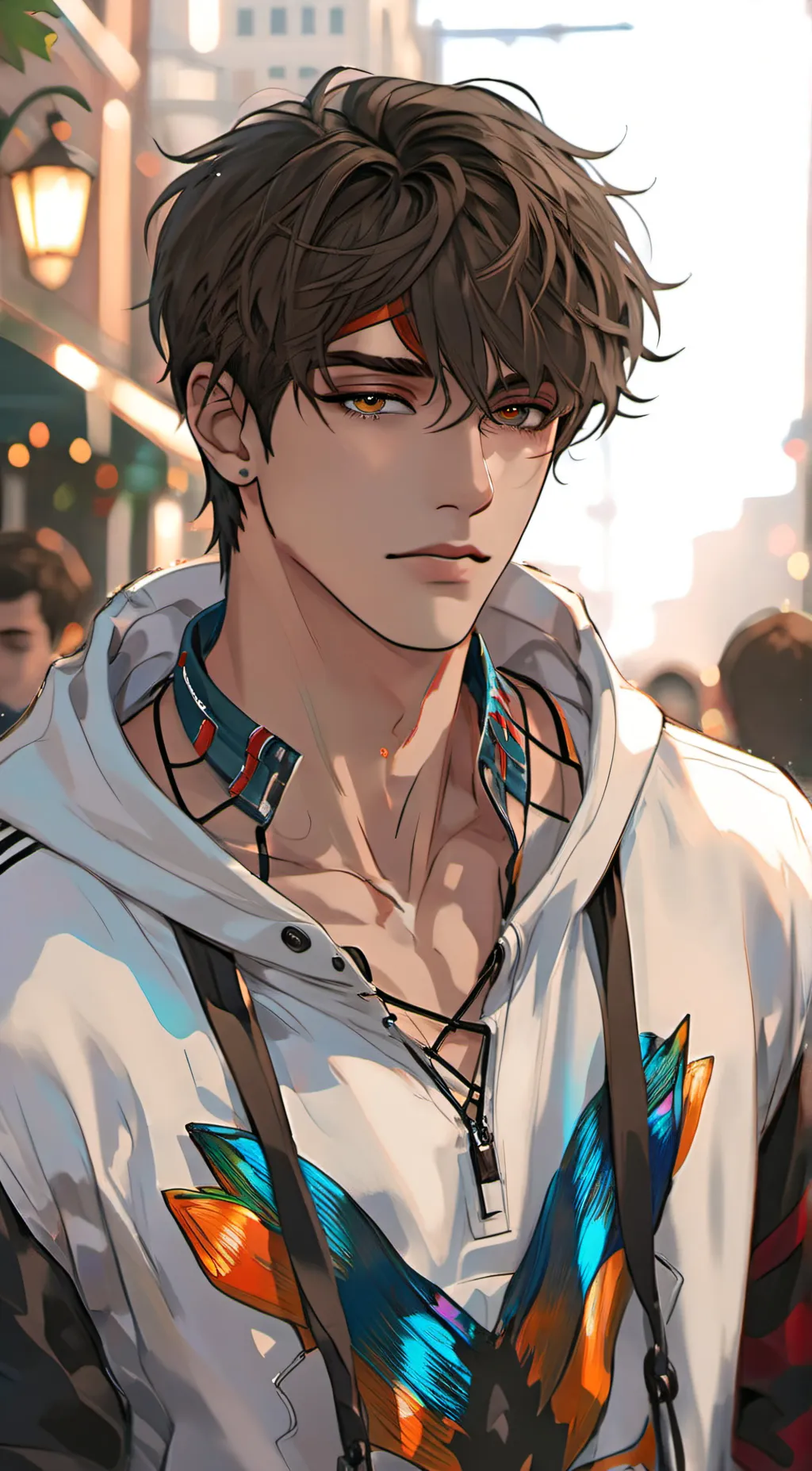 ai character: Leo background