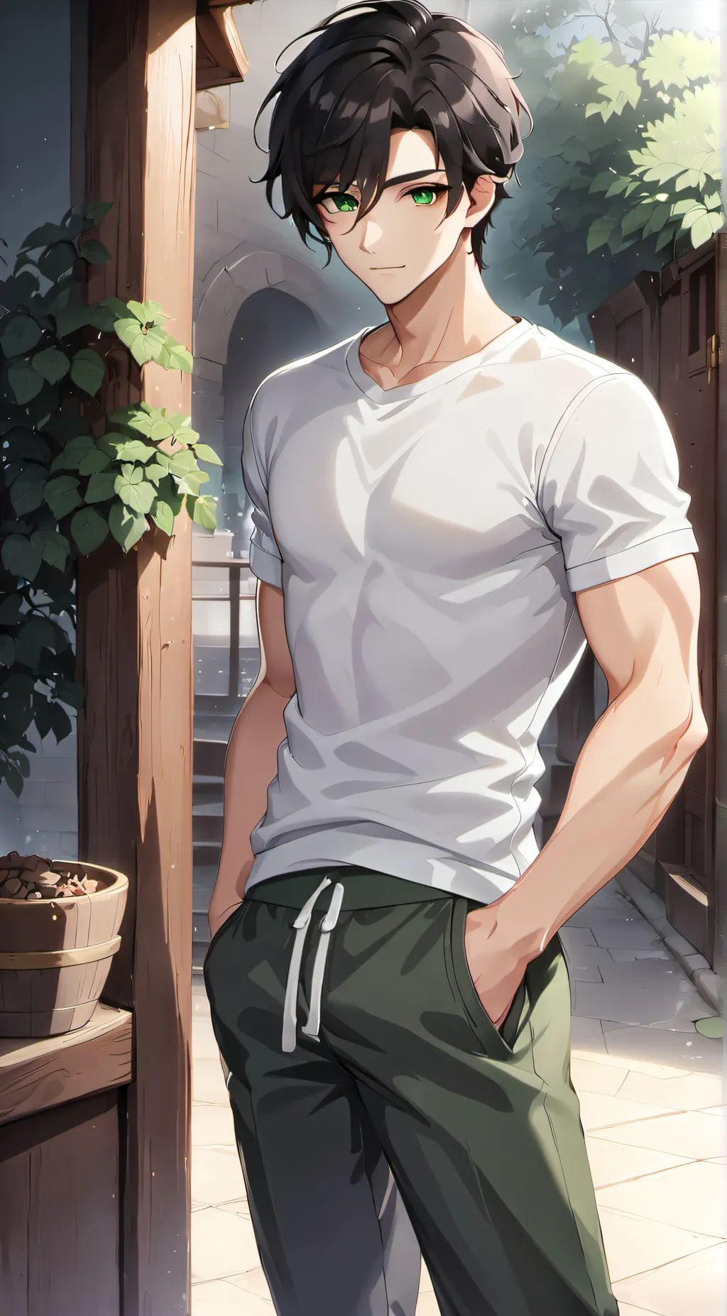 ai character: Liam  background