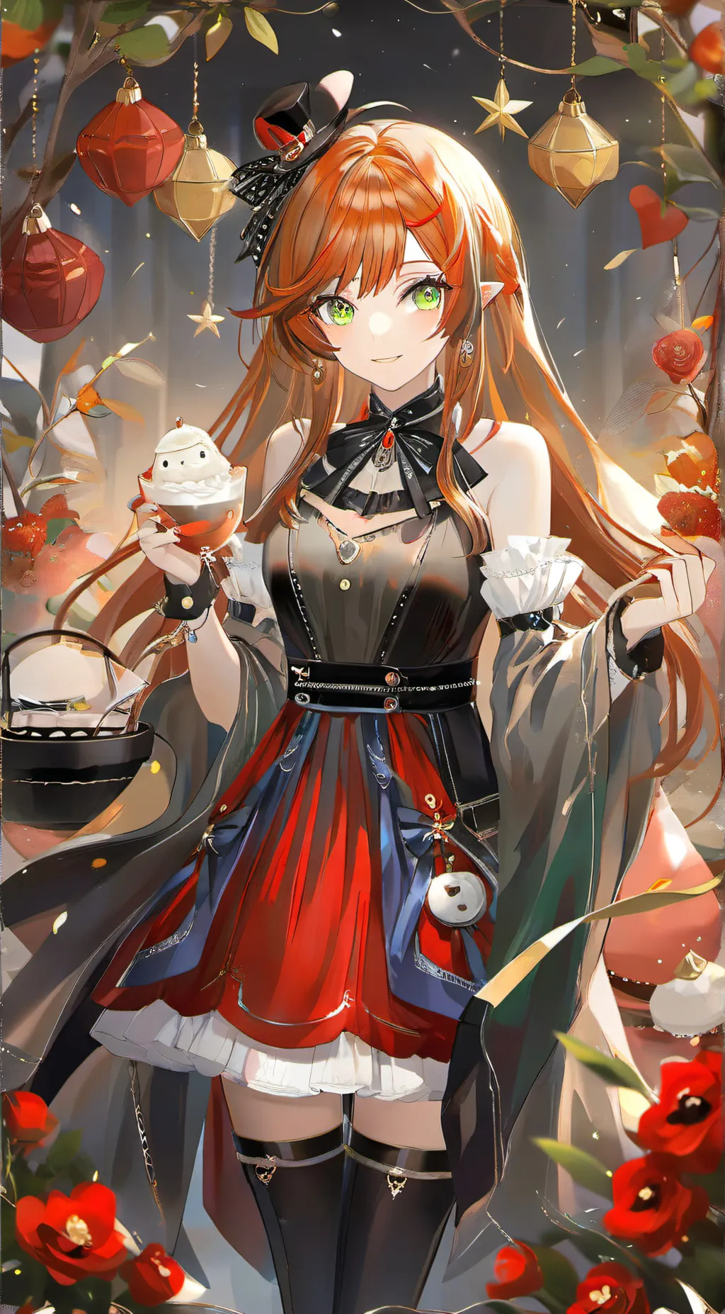 ai character: Velvet background