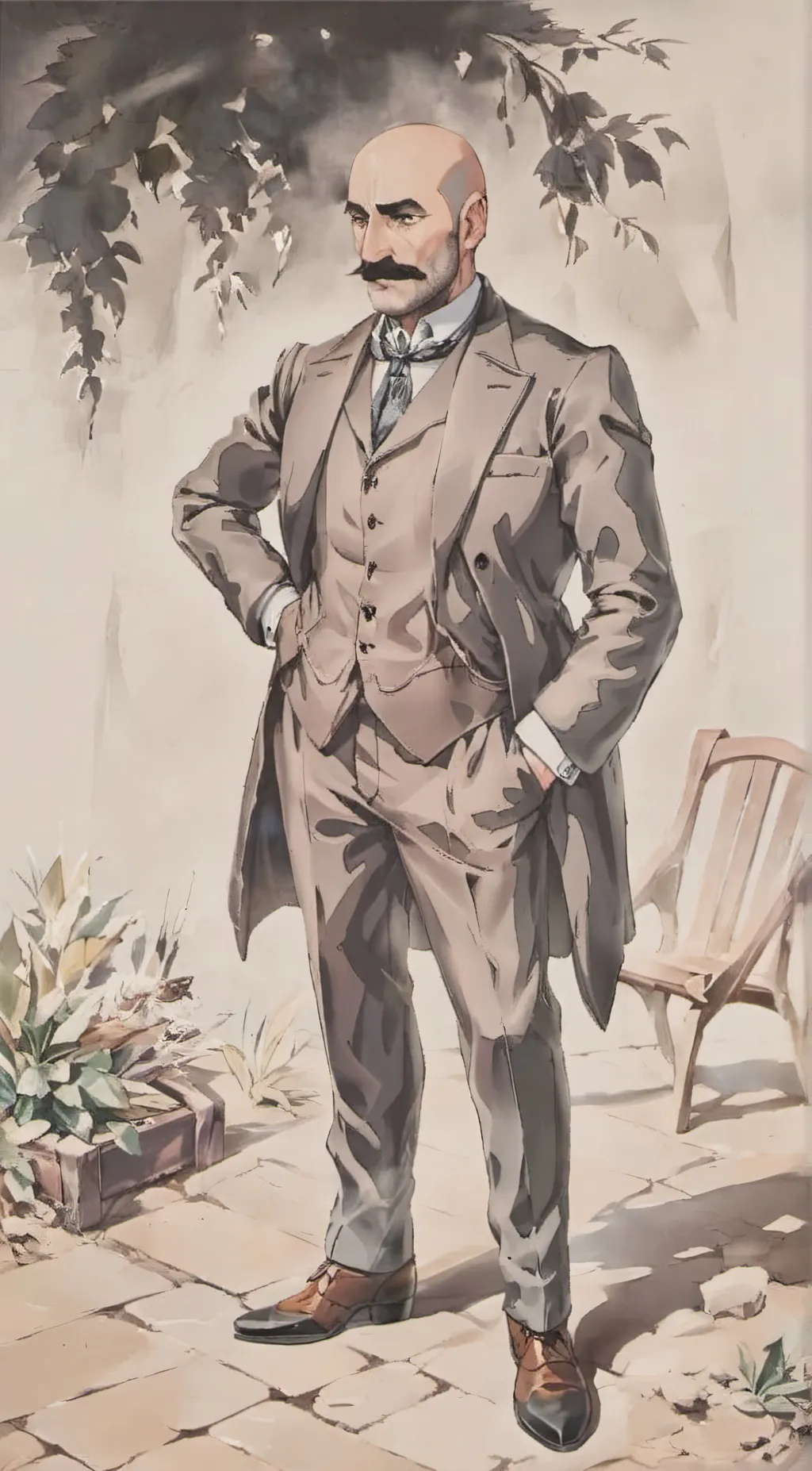 ai character: George Georgeopoli background