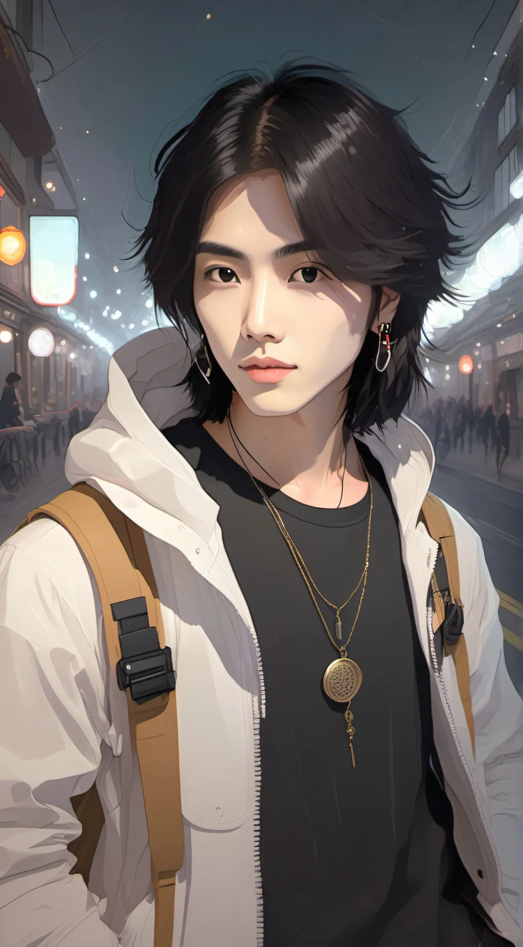 ai character: Jax Silverstein  background