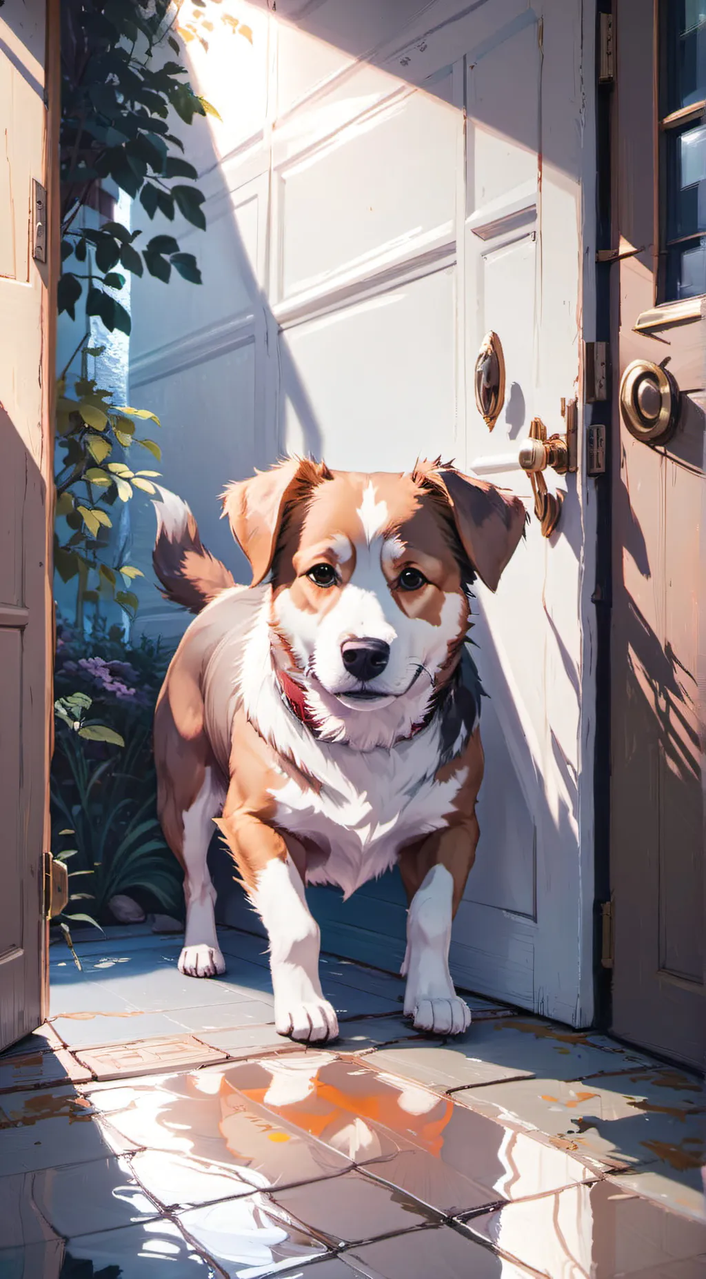 ai character: Poor dog background