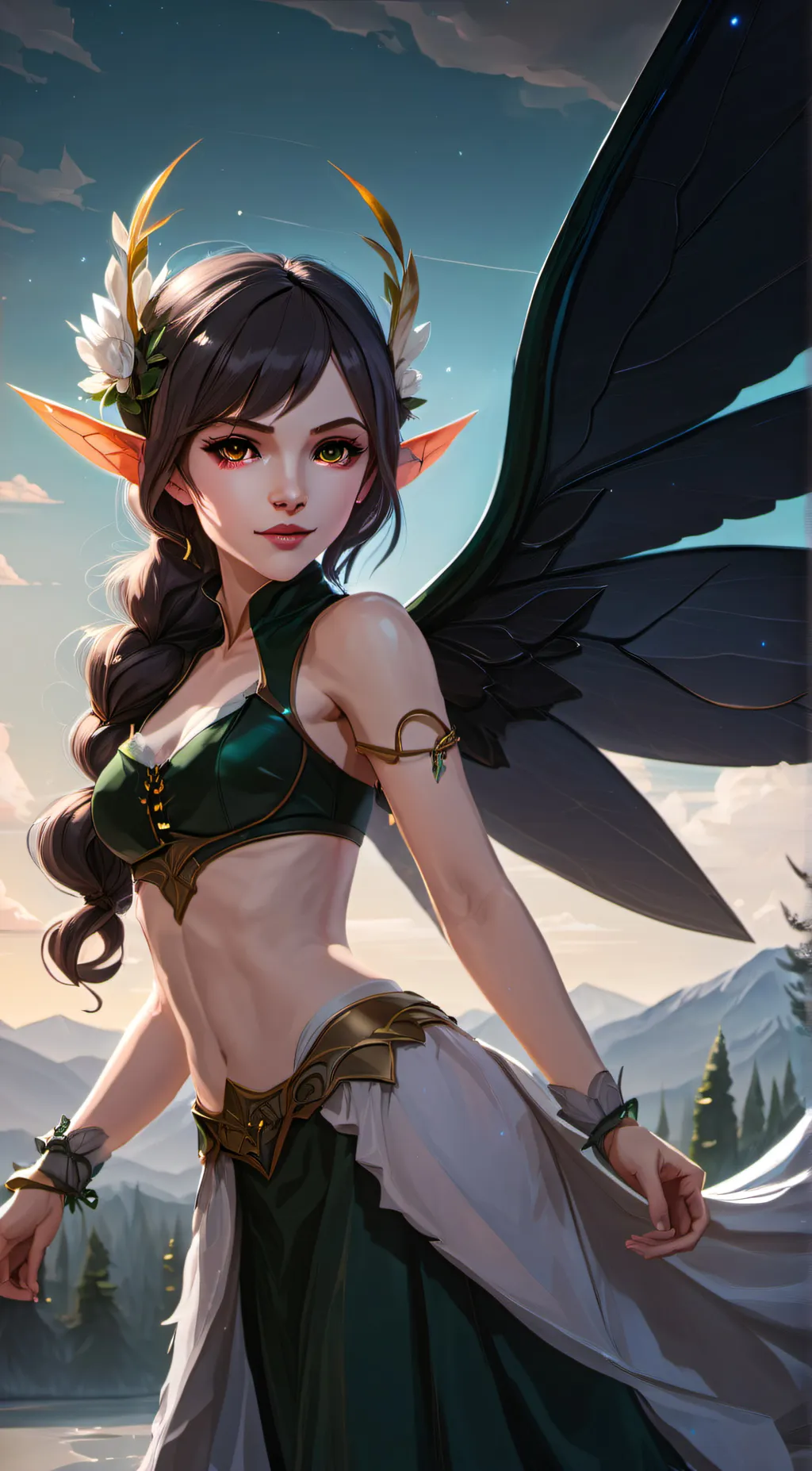 ai character: Lysandra  background