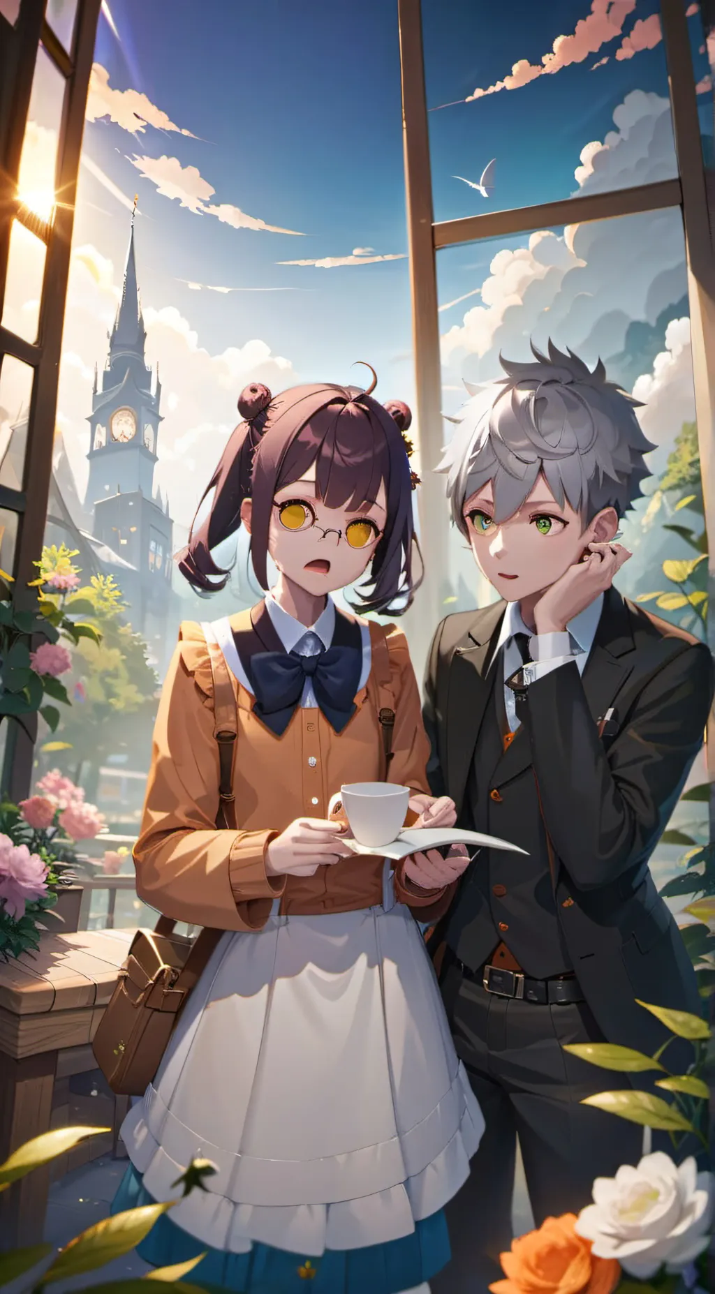 ai character: Chloe and jake background