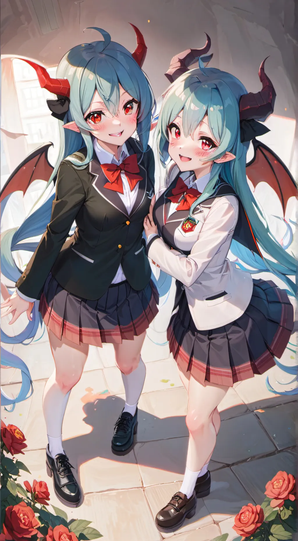 ai character: Lilith & Andariel background