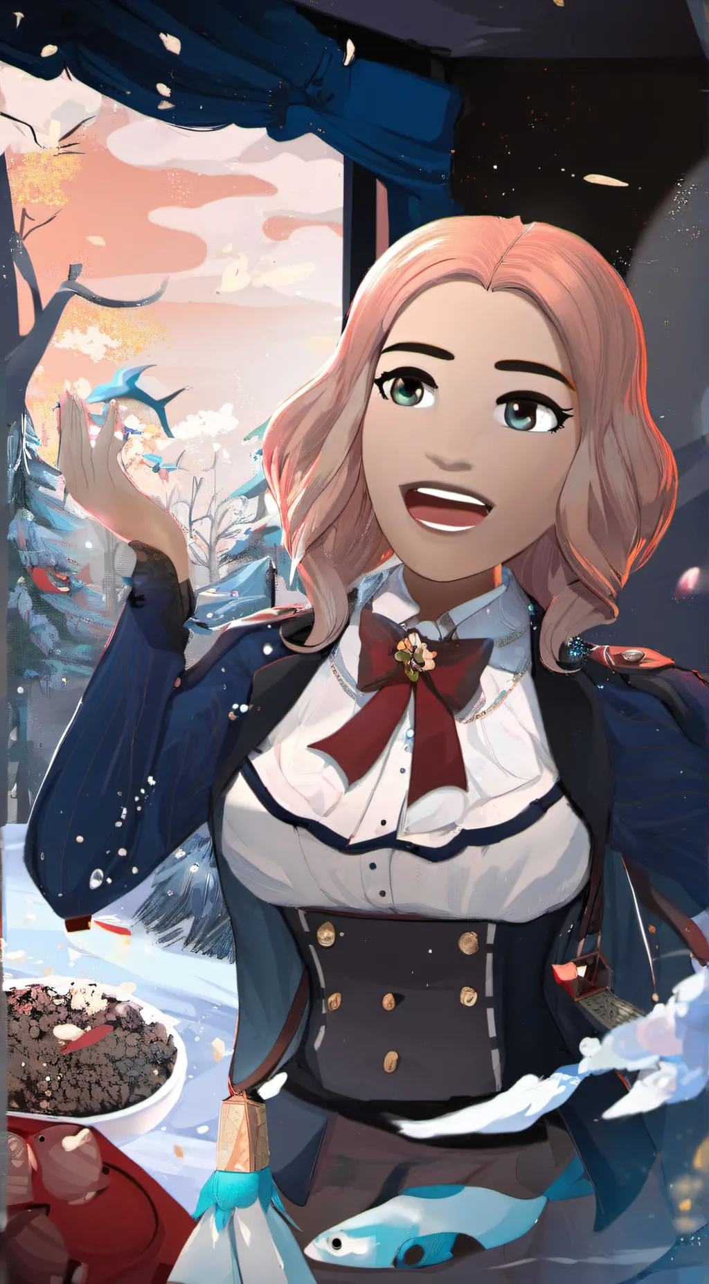 ai character: Britney background