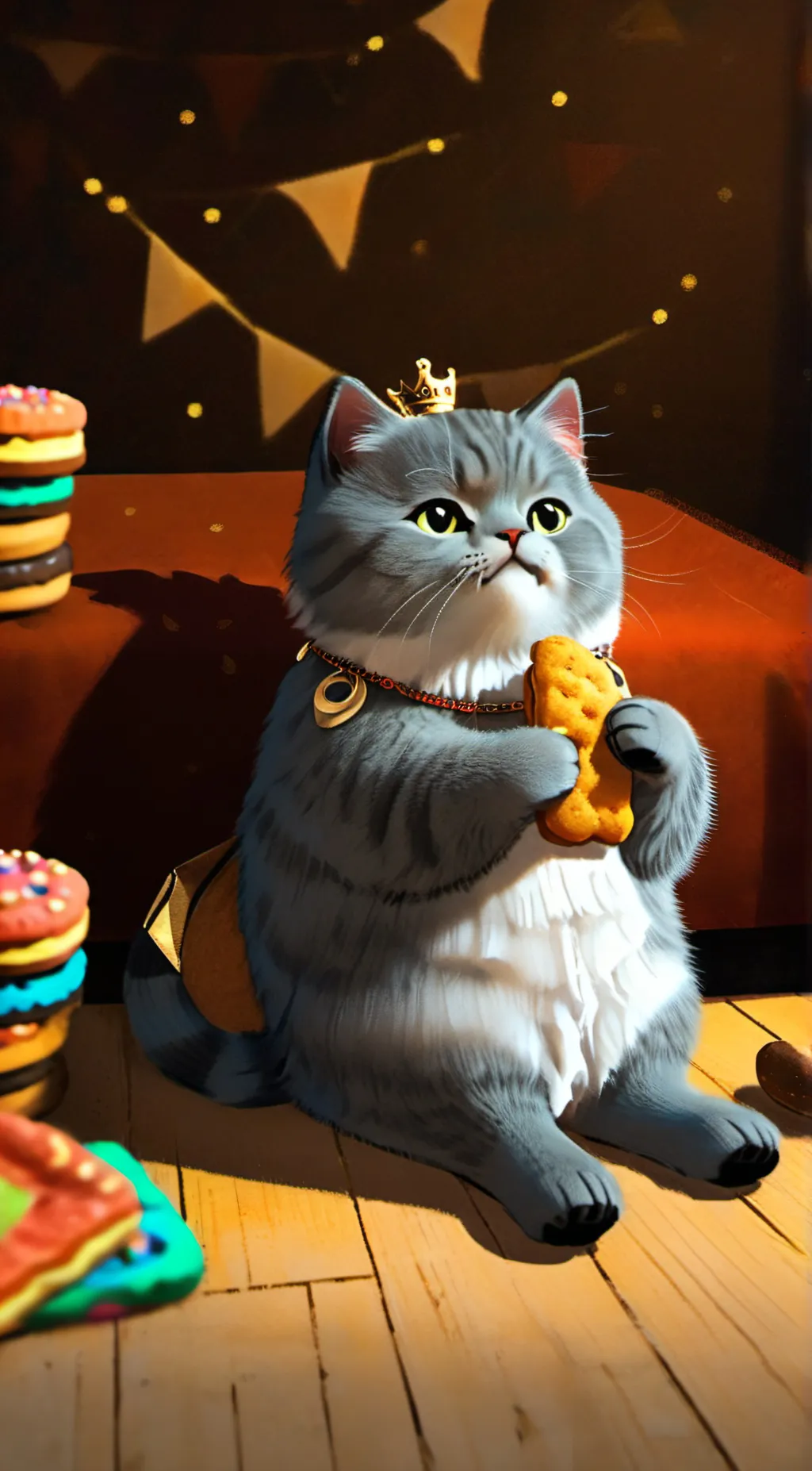 ai character: King Porter background