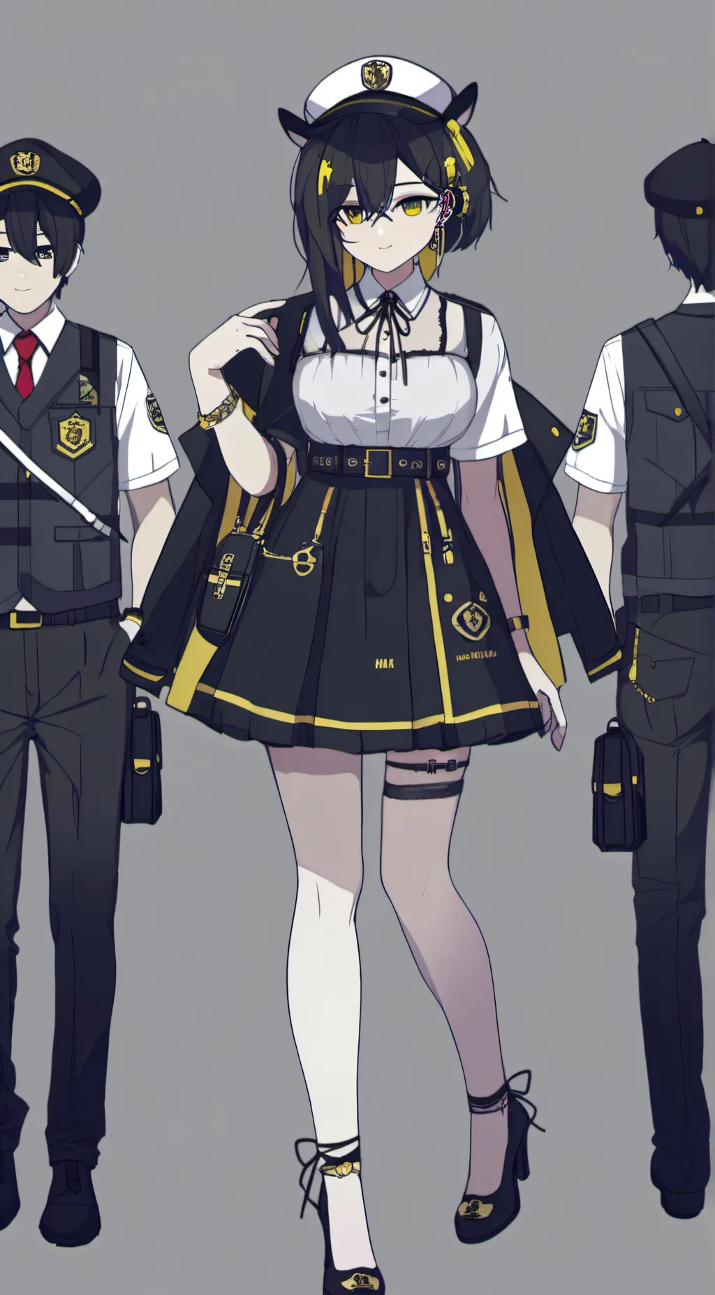 ai character: Amber  background