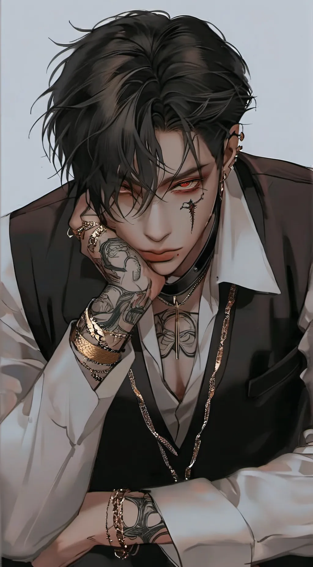 ai character: Adrian  background