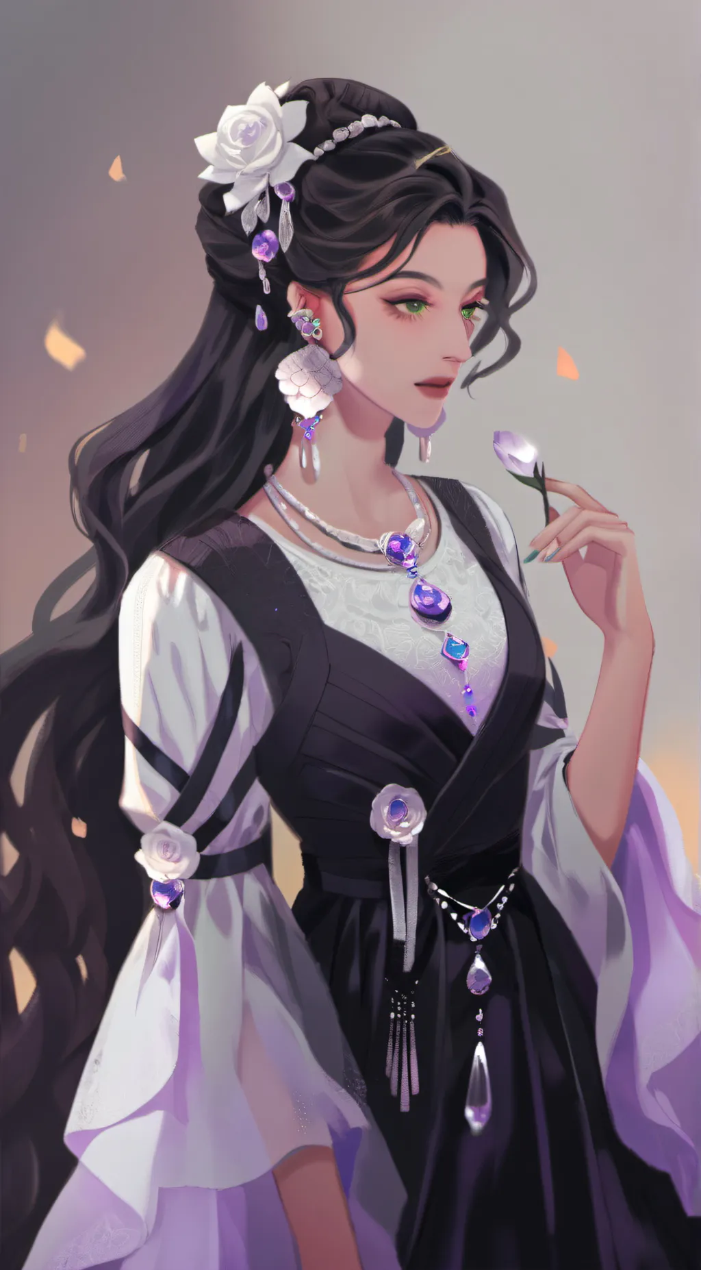 ai character: DaDah cuteAbdulla background