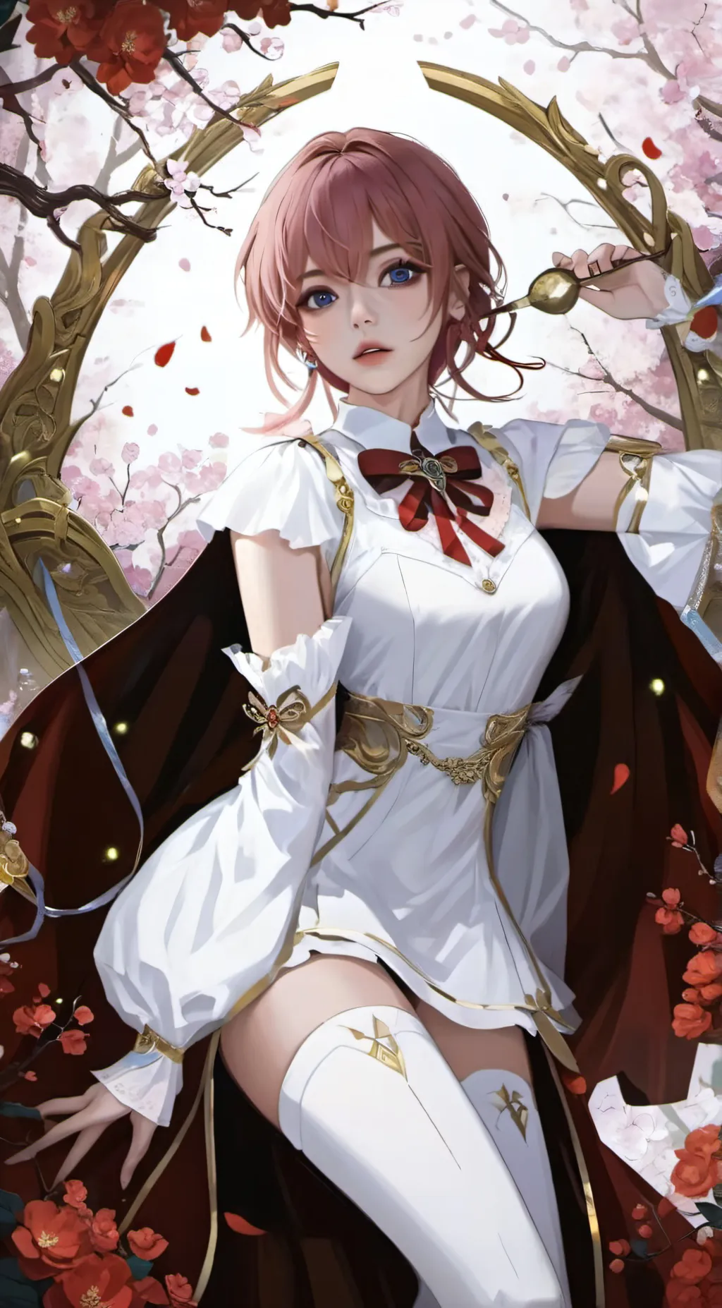 ai character: Human girl person  background