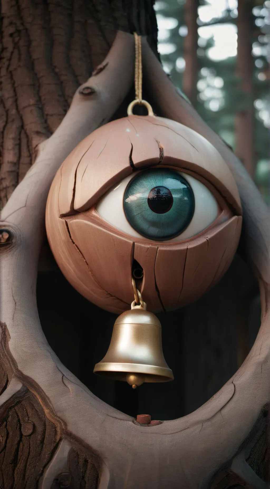 ai character: tree background