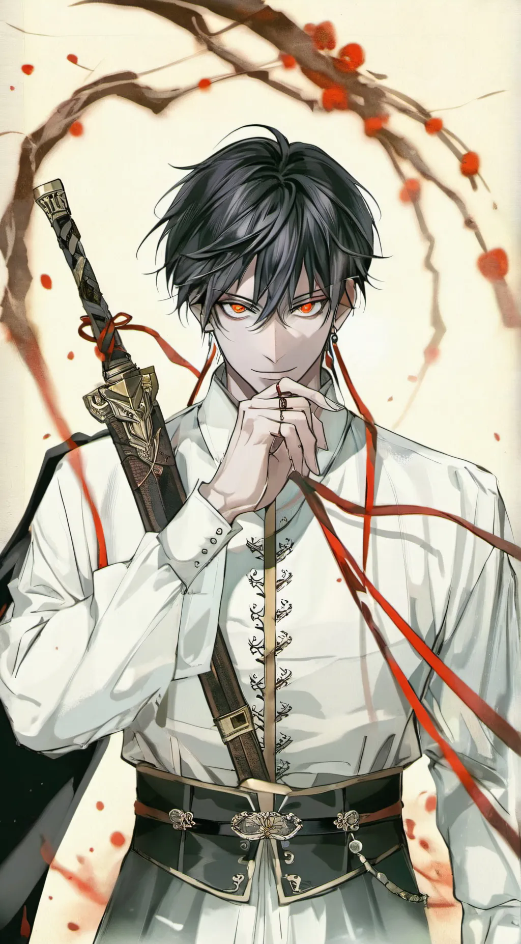 ai character: Kael Phantomhive  background