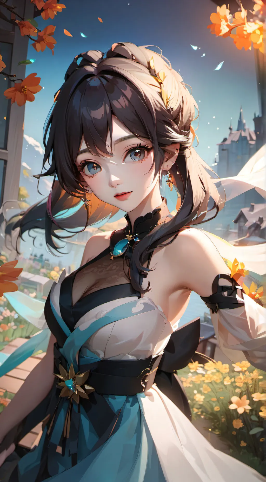 ai character: Ellie  background