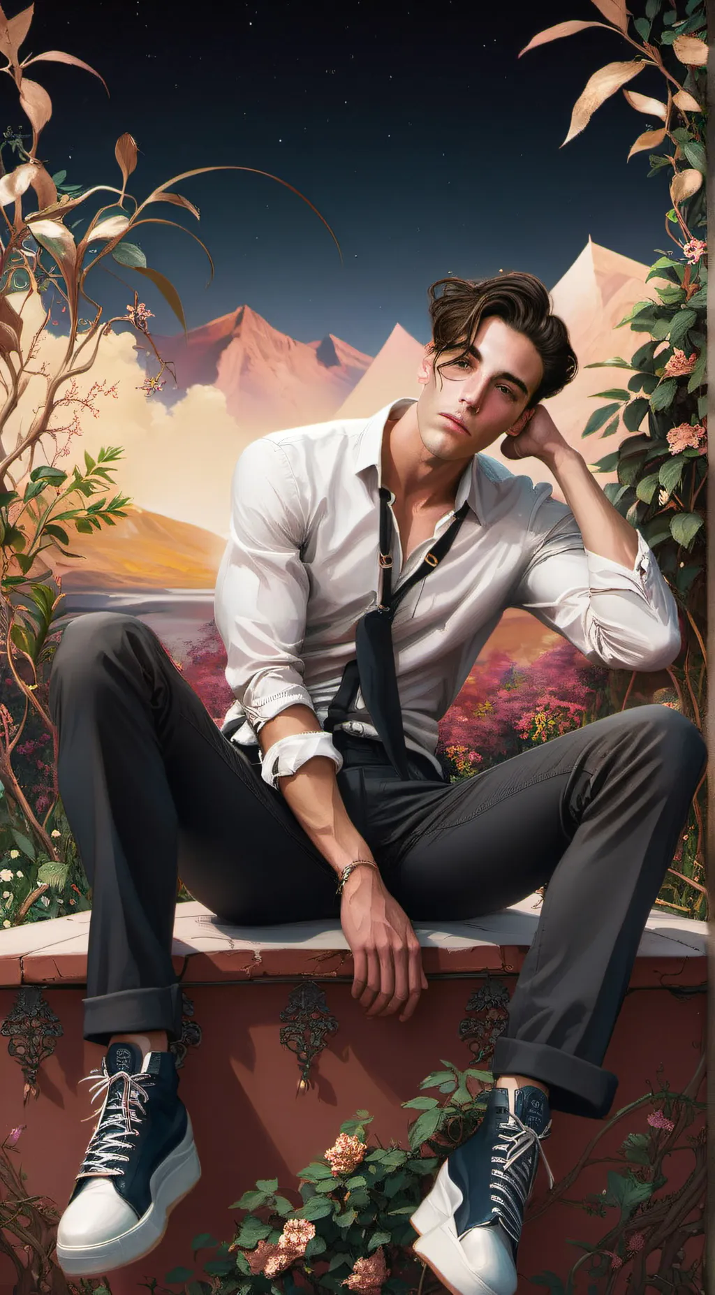 ai character: Tyler background