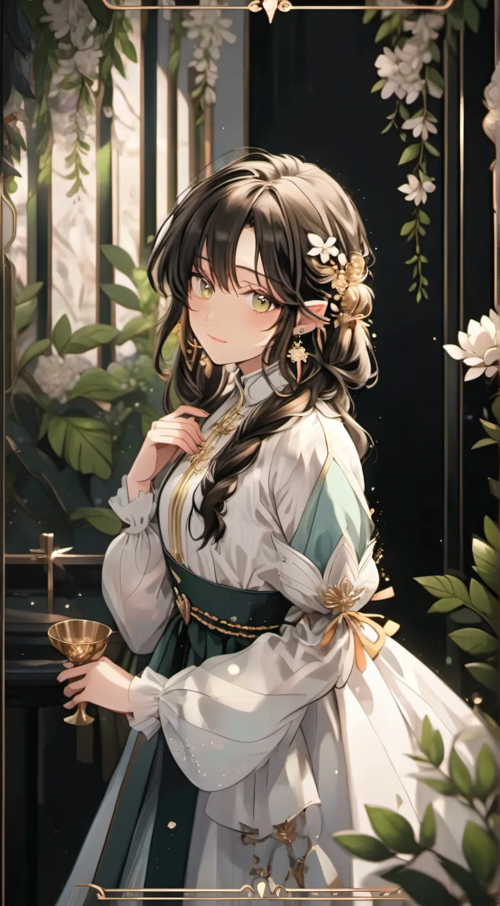 ai character: emiko asanami background