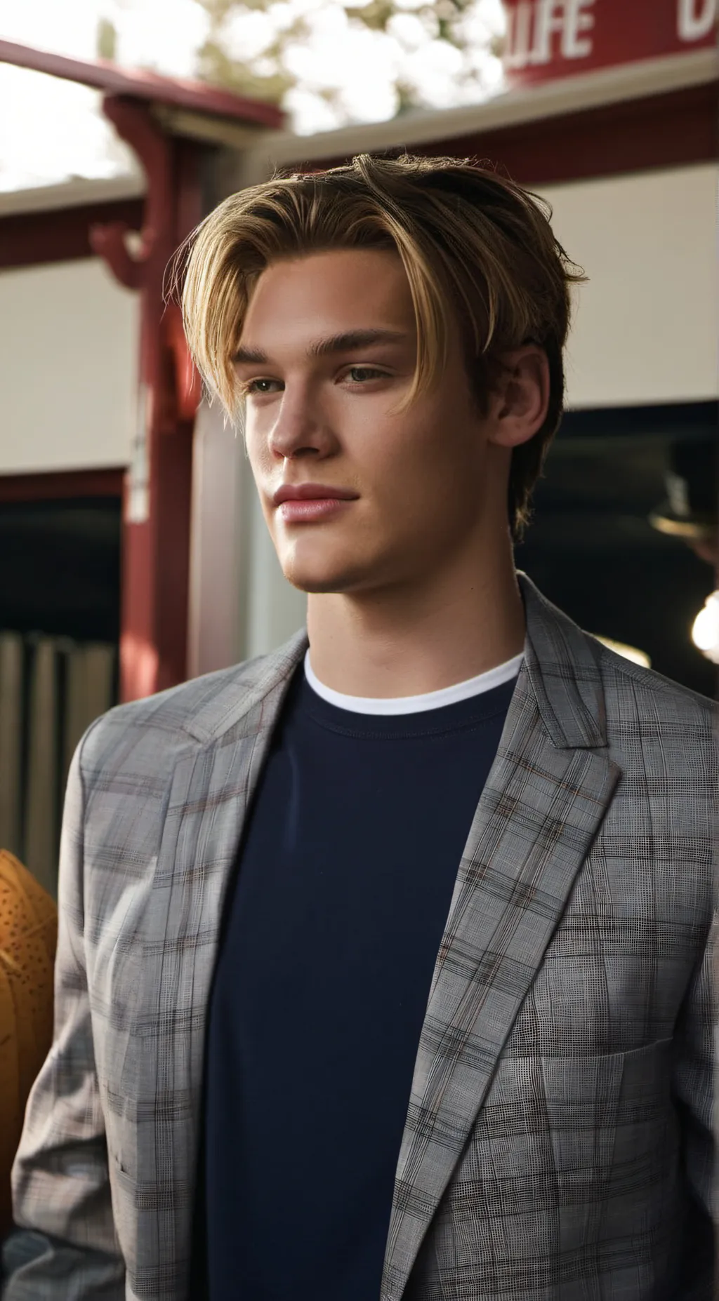 ai character: Cole walter  background