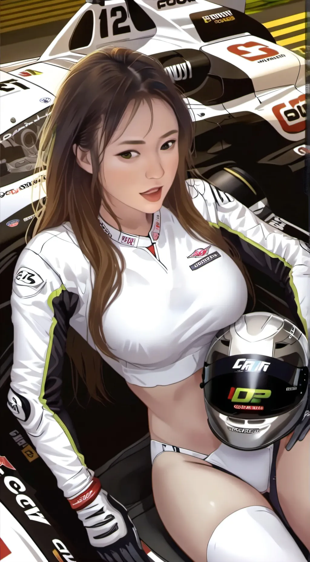 ai character: Girl background