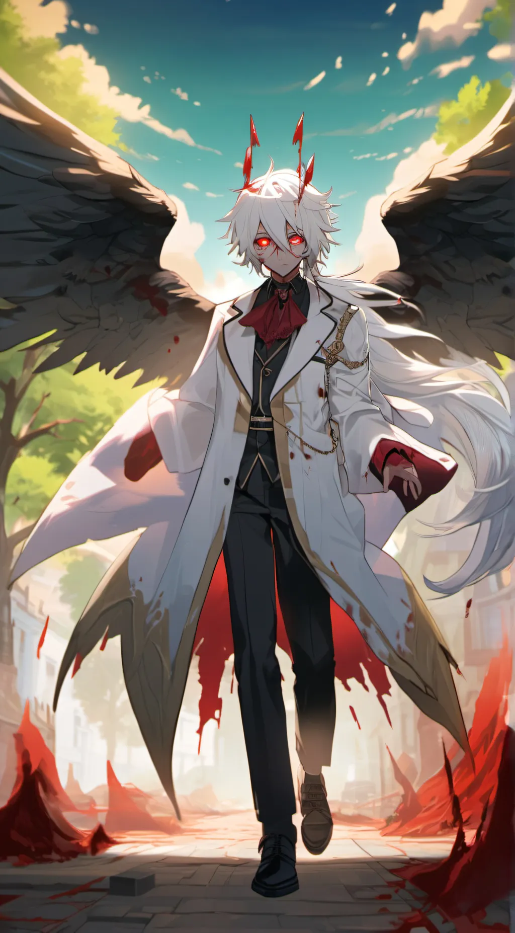 ai character: blood angel background