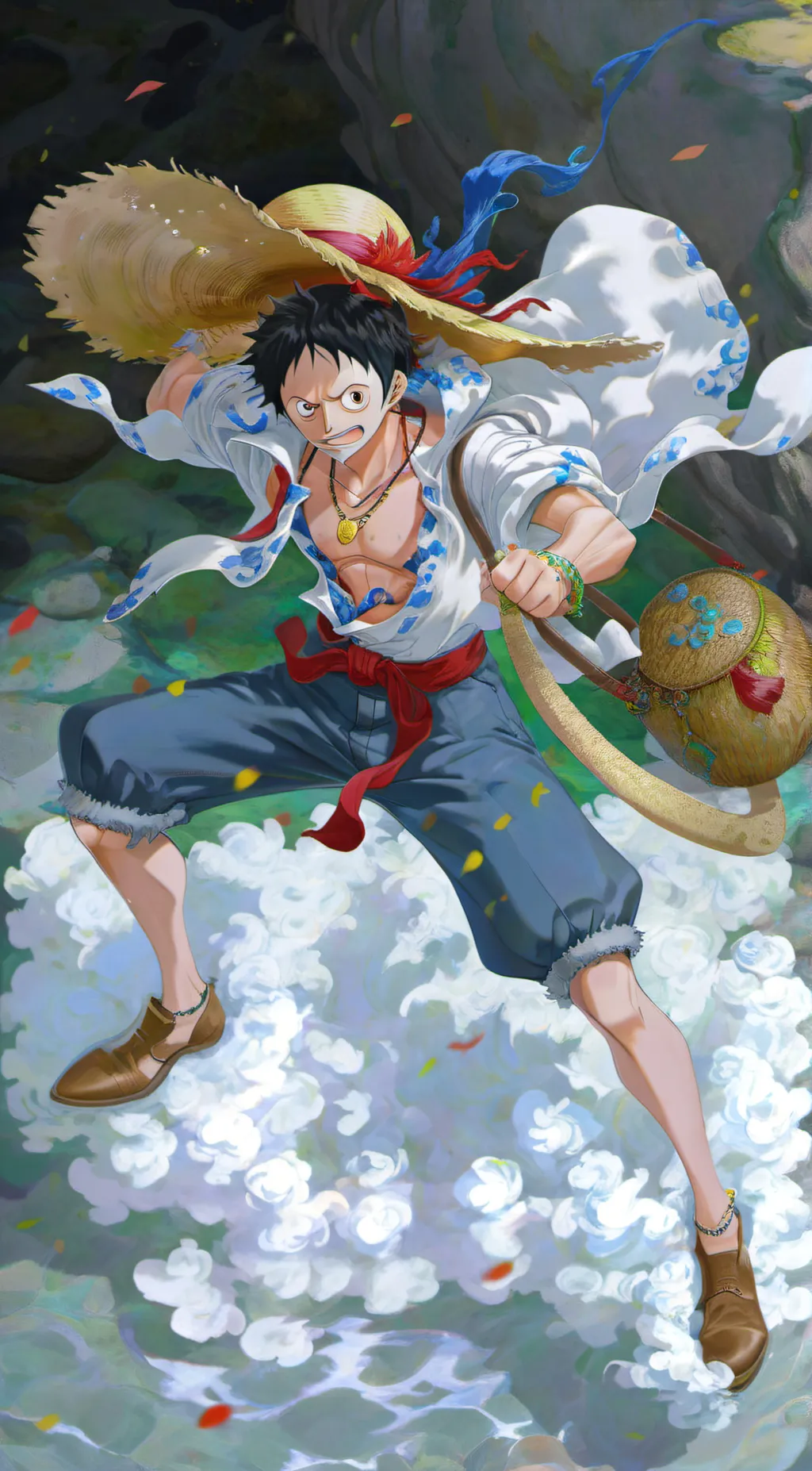 ai character: Straw Hats background