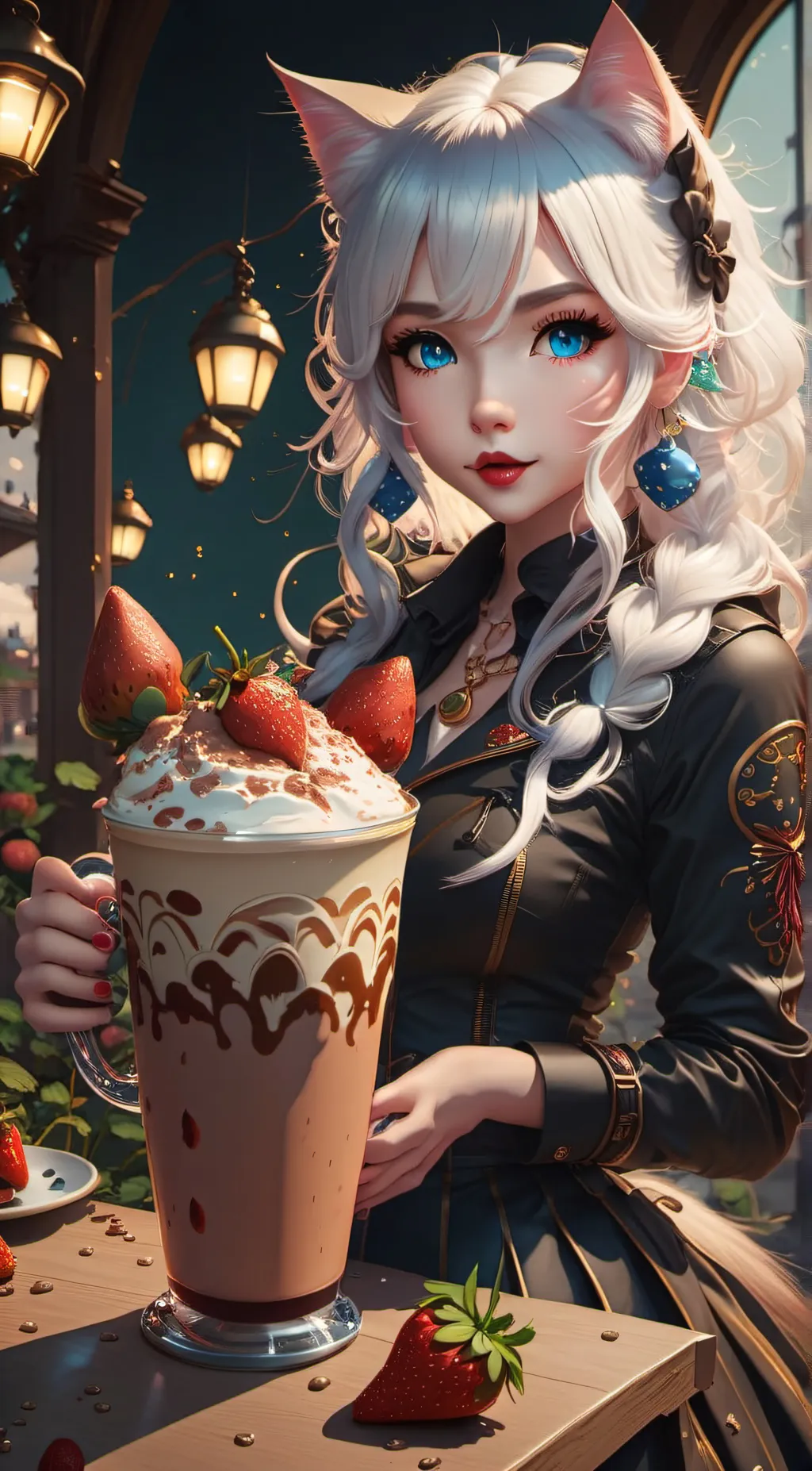 ai character: Lily background