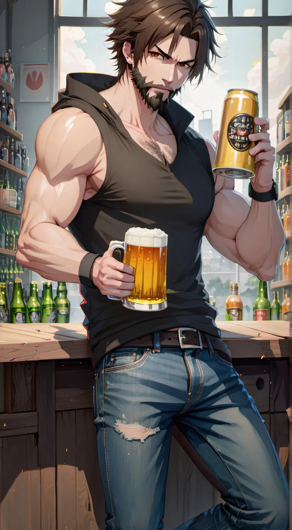 ai character: dad background