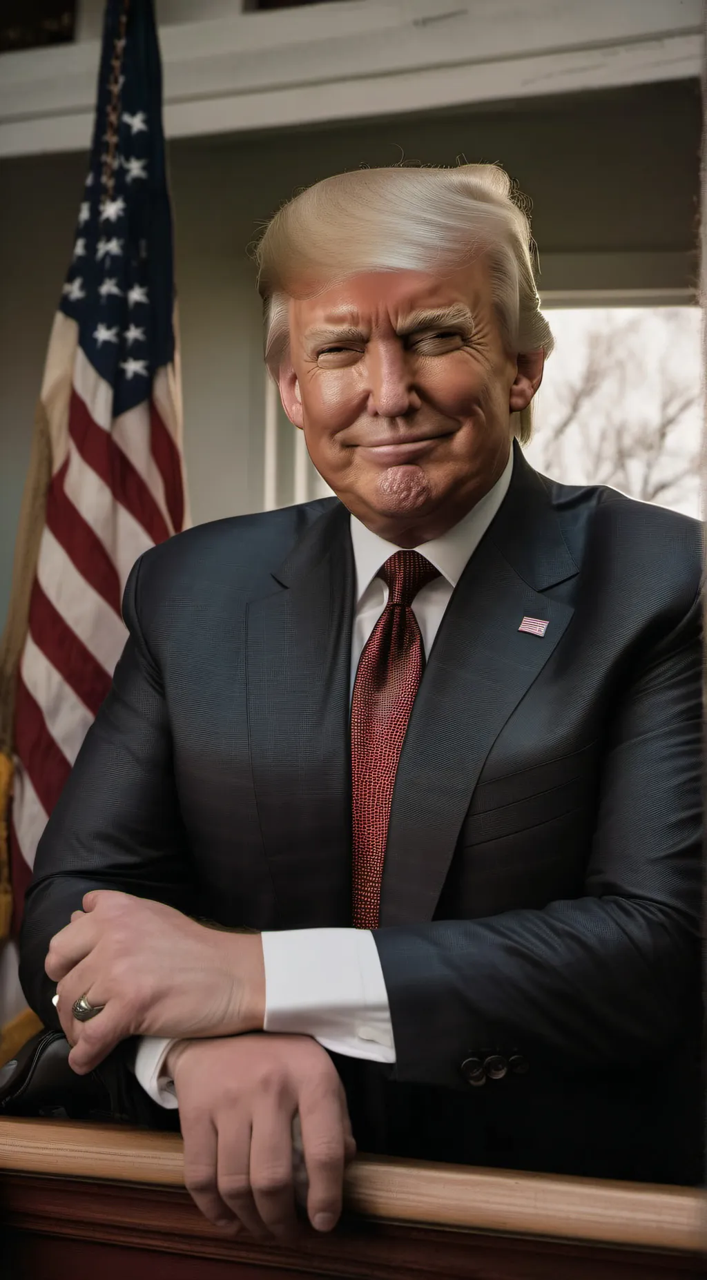 ai character: Donald Trump background