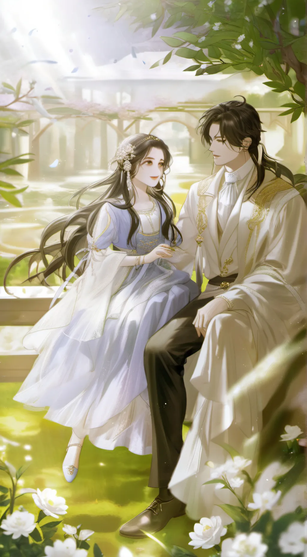 ai character: Mom+Dad background