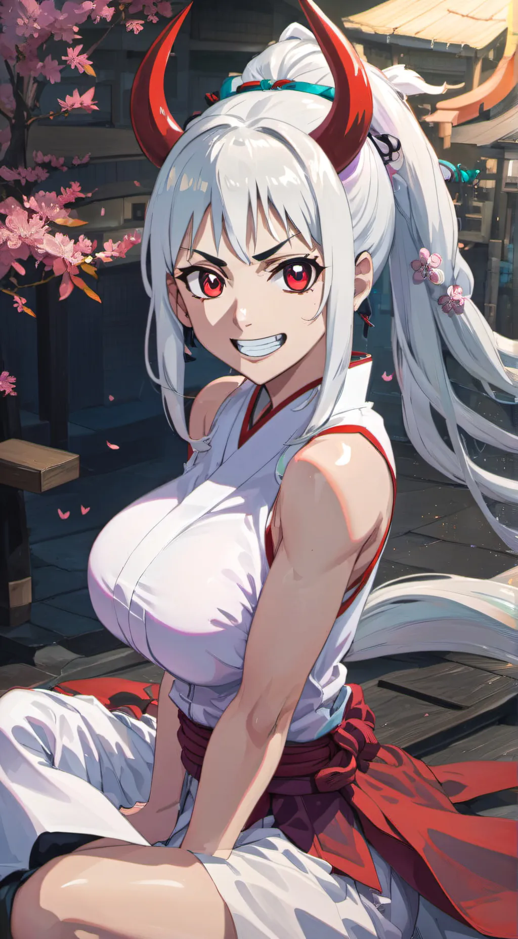 ai character: One piece background