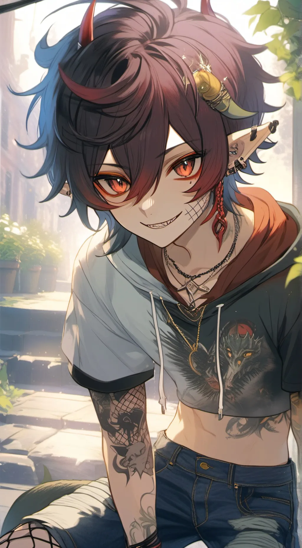 ai character: Parker background