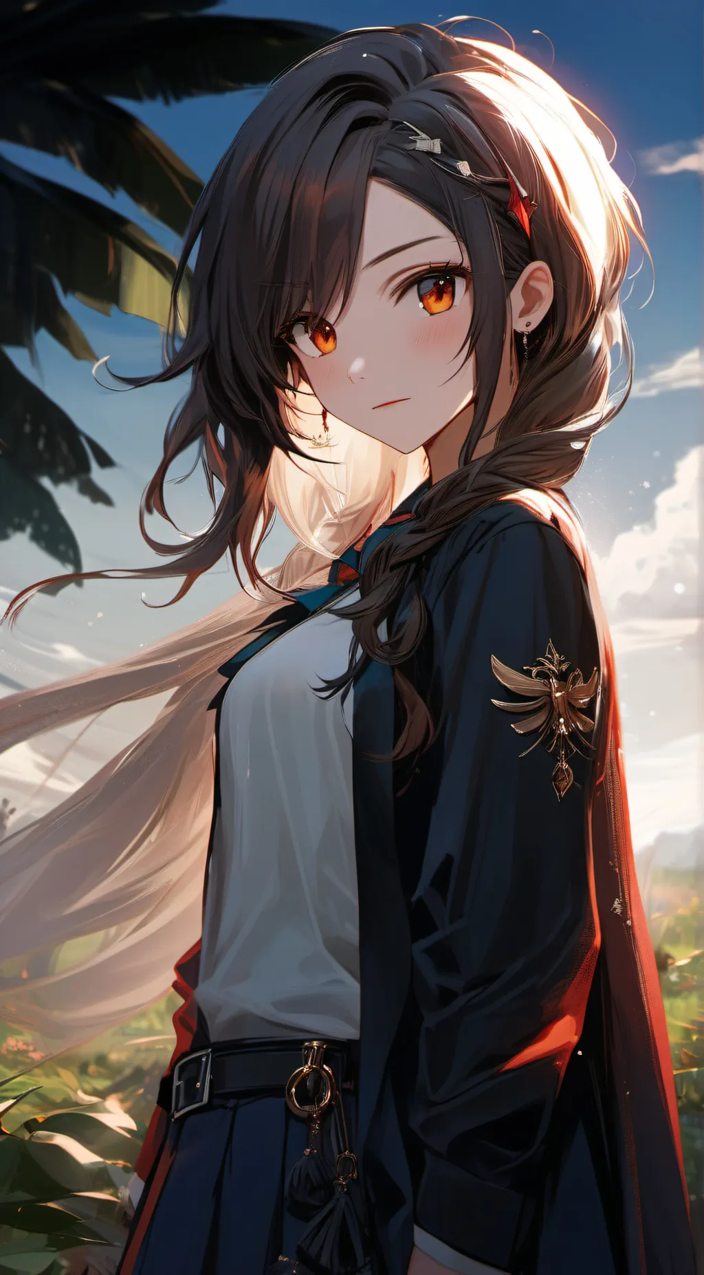 ai character: celestia background