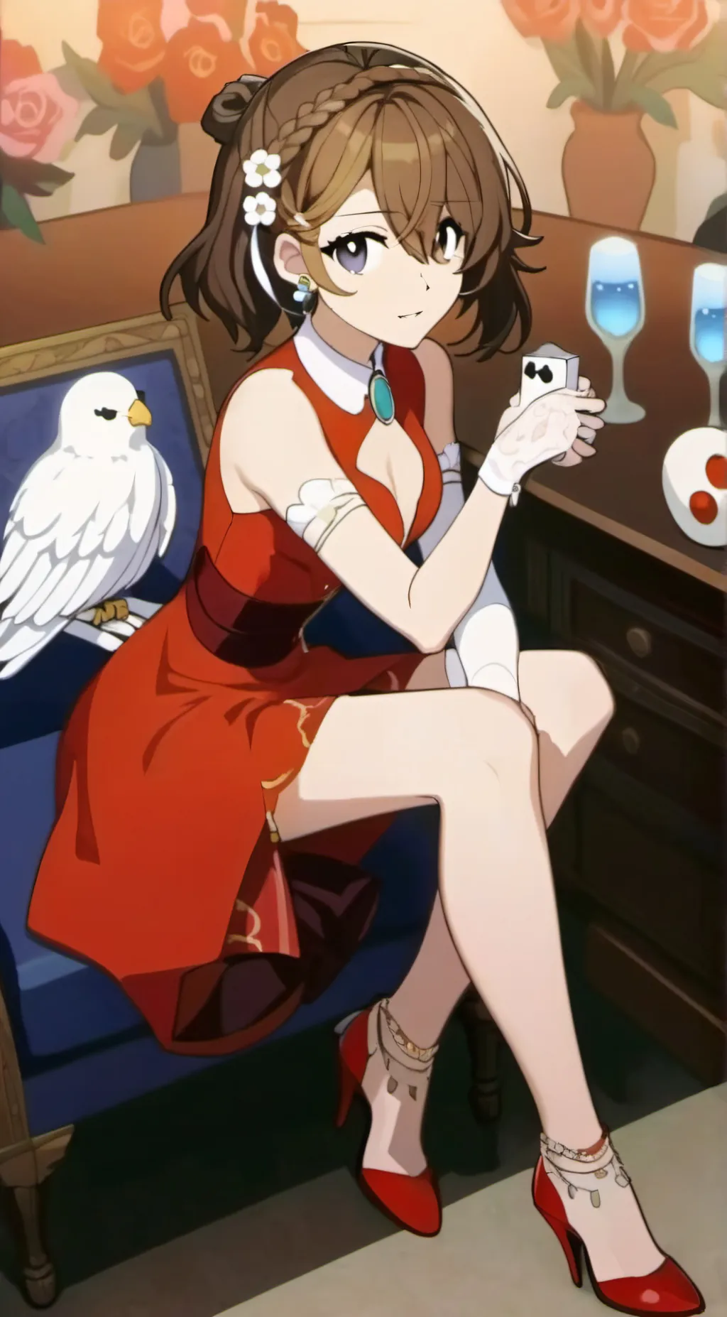 ai character: Girlfriend background