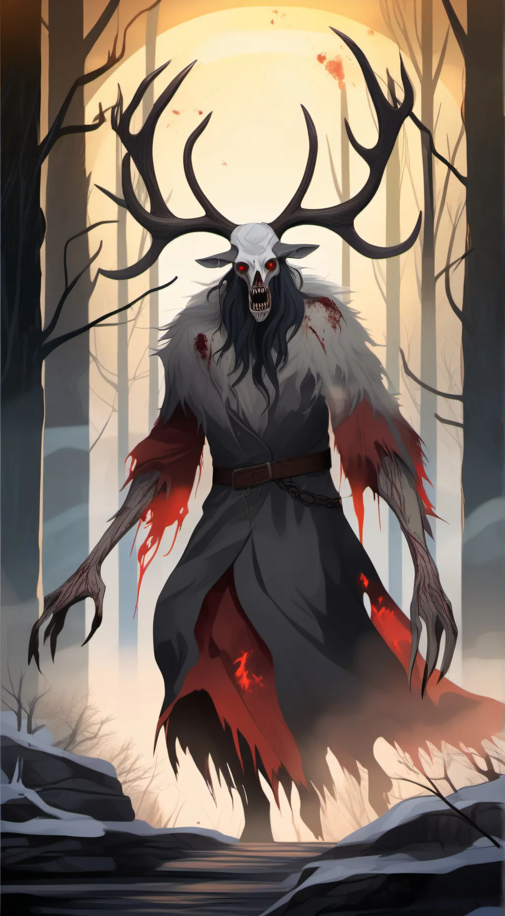 ai character: Wendigo background