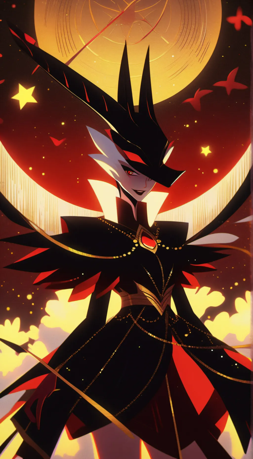 ai character: Lusiefer  background