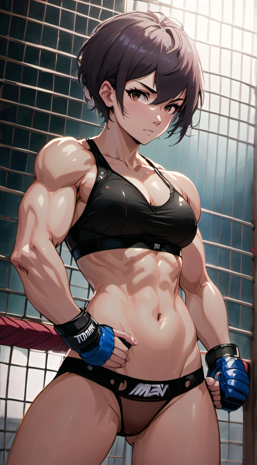 ai character: OnlyFans Fighter 7 background