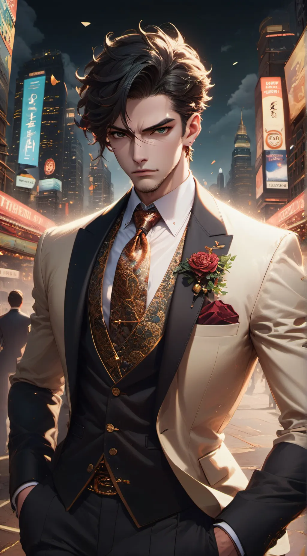 ai character: Aaron background