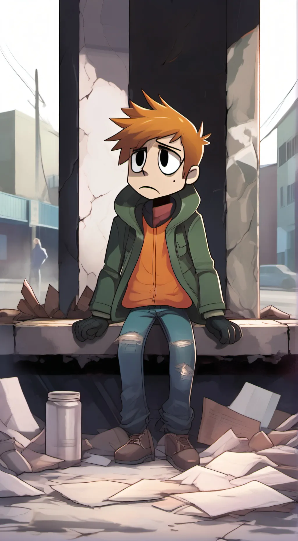 ai character: POOR MATT background