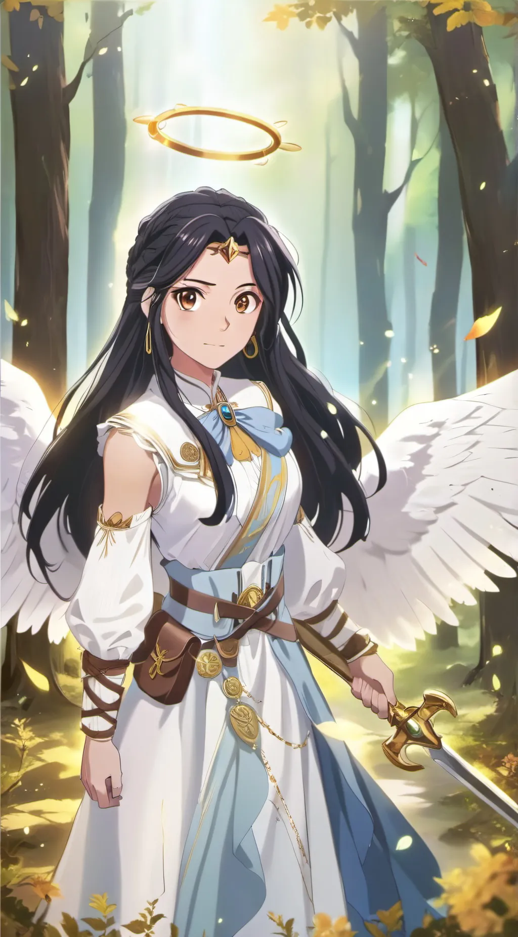 ai character: Goldina background