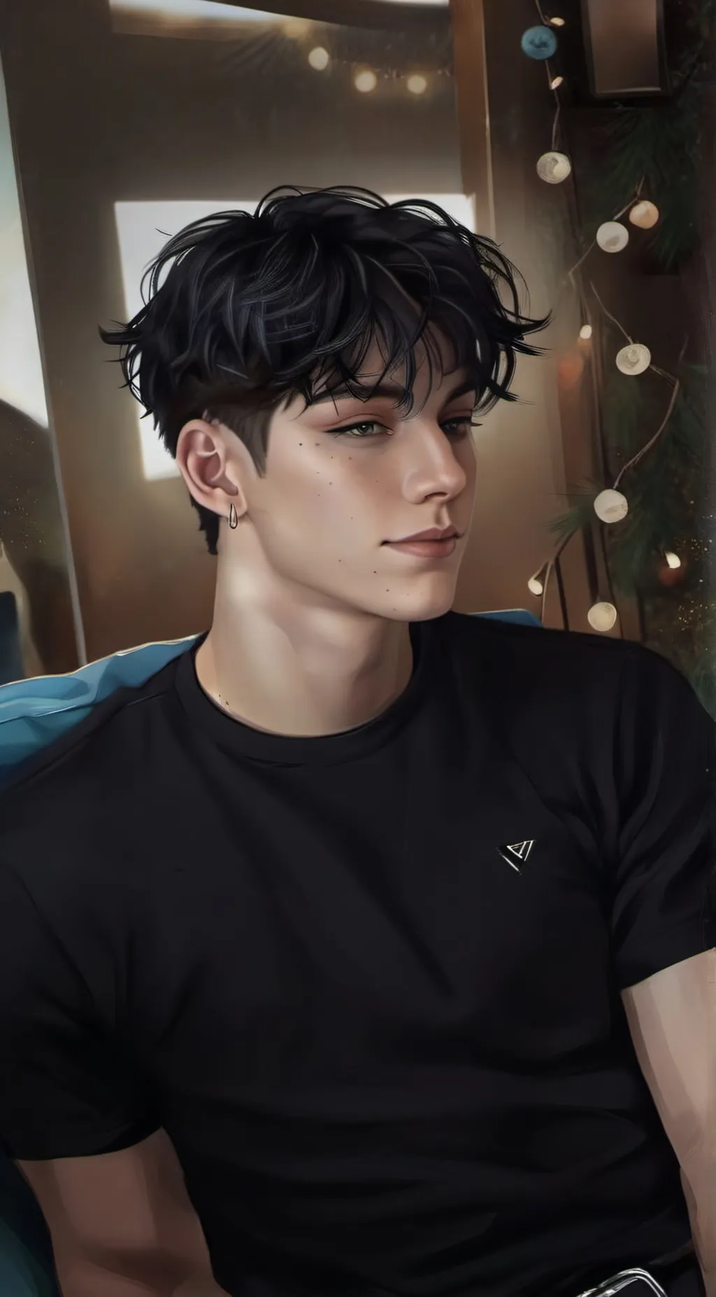 ai character: Oliver  background