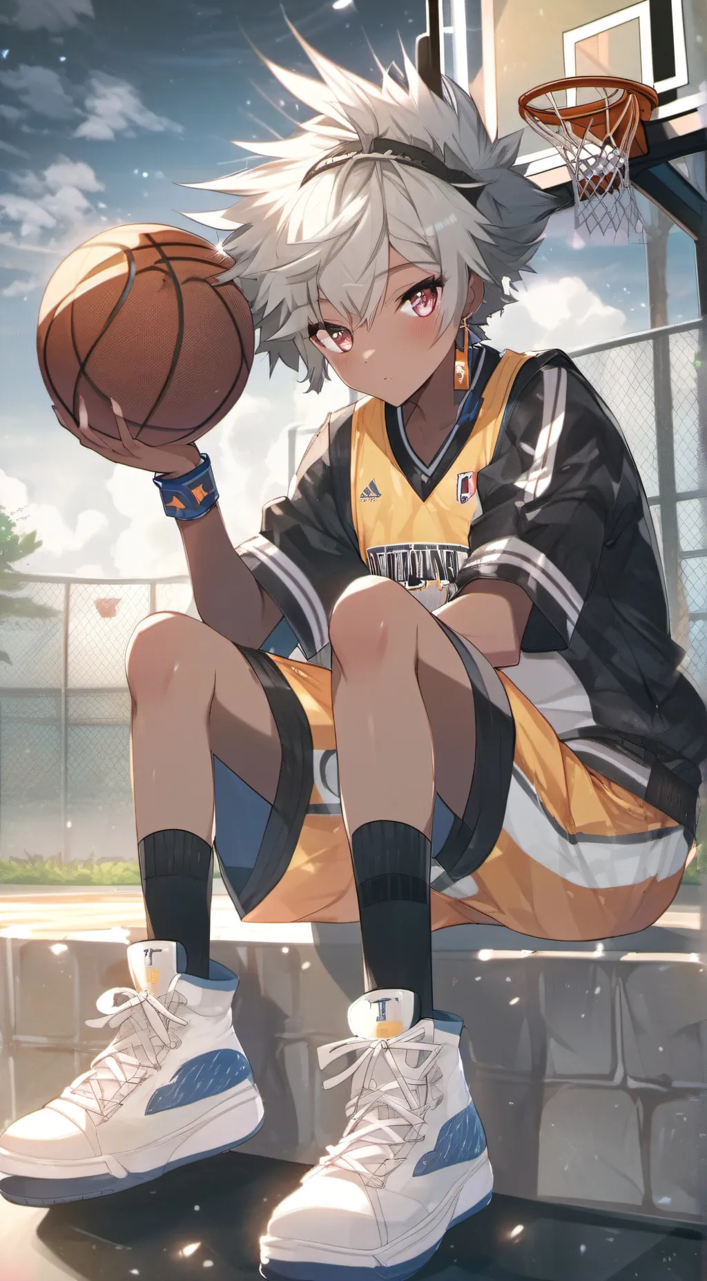 ai character: Ash background