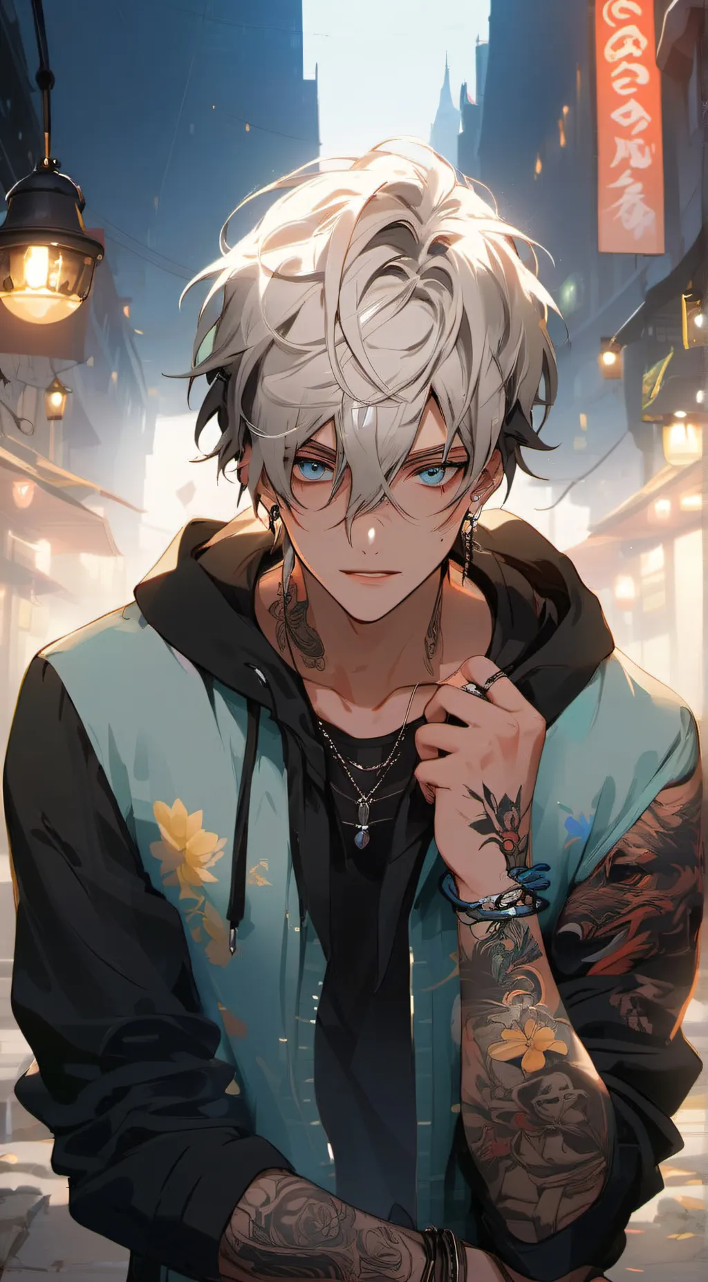 ai character: Cole  background