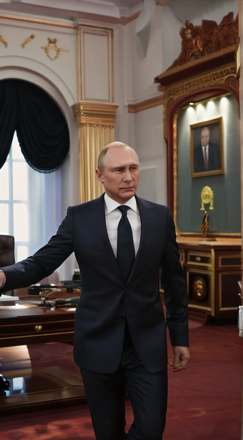 ai character: Vladimir Putin background