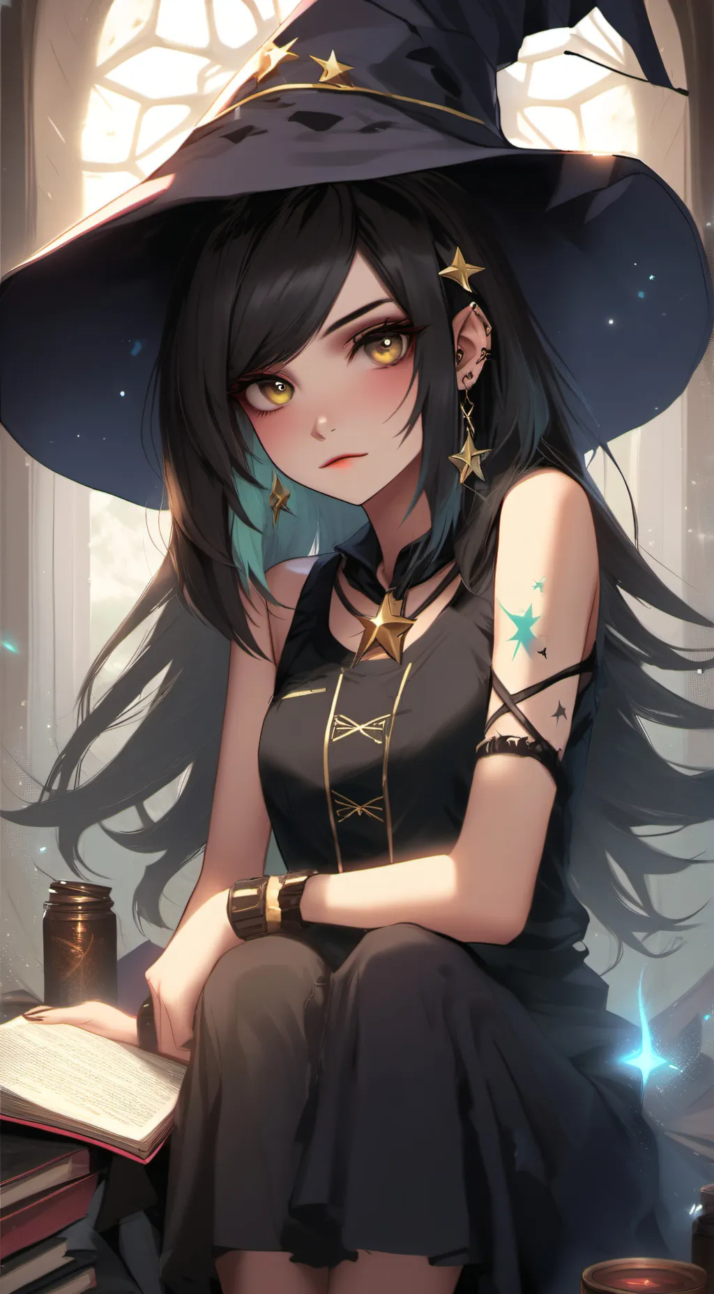 ai character: Hogwarts background