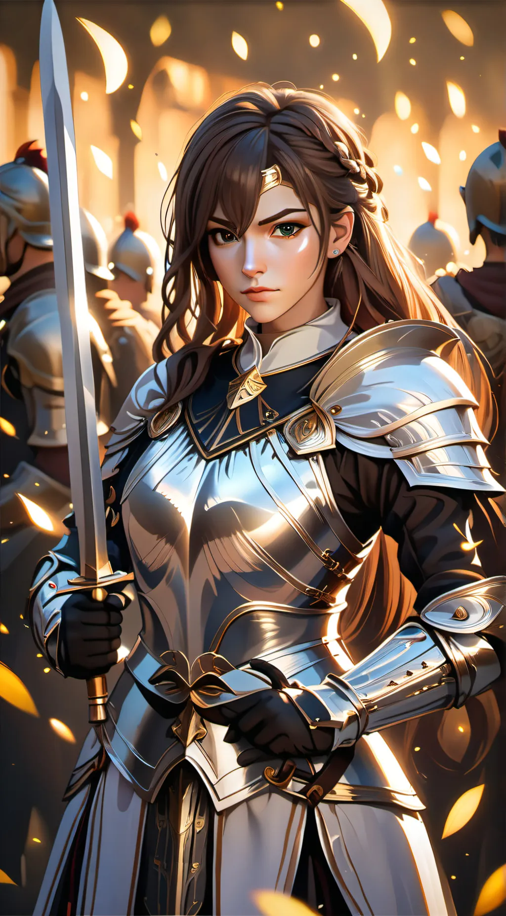 ai character: Aria background