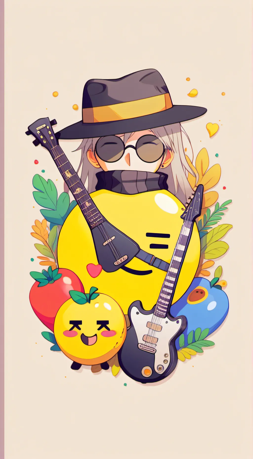 ai character: speak only emoji background