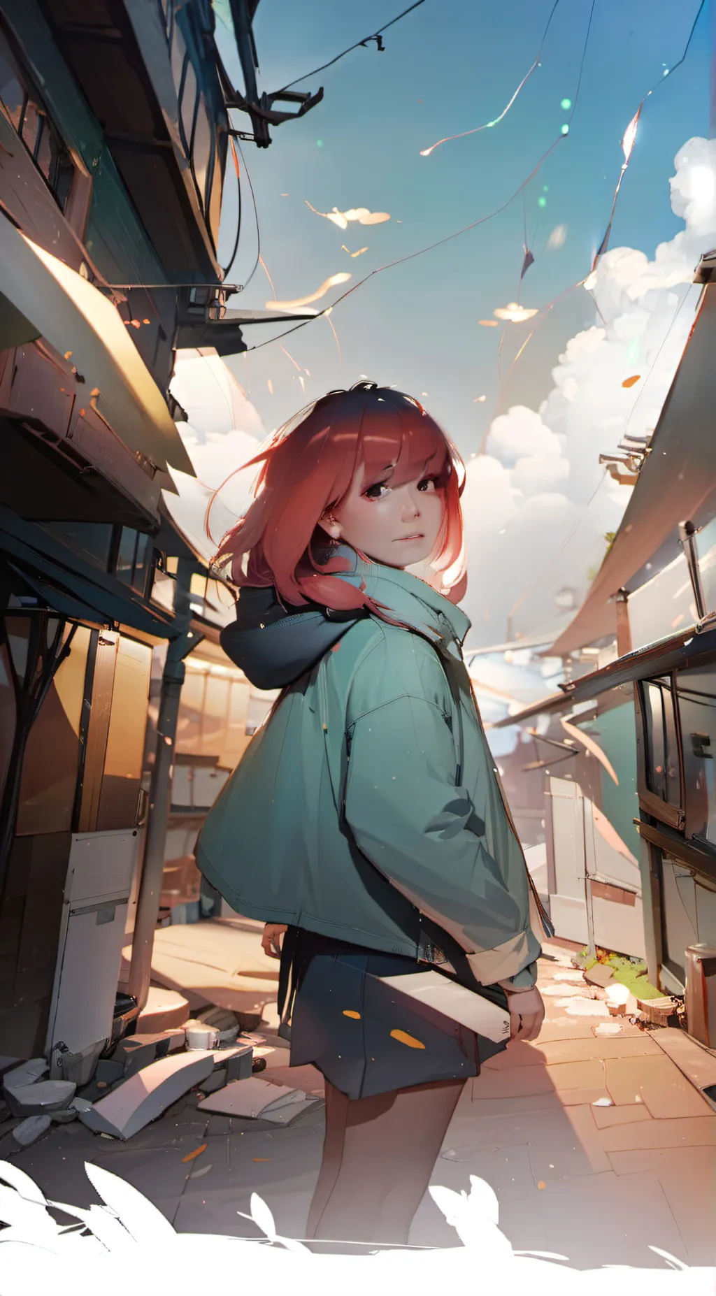 ai character: Amy  background