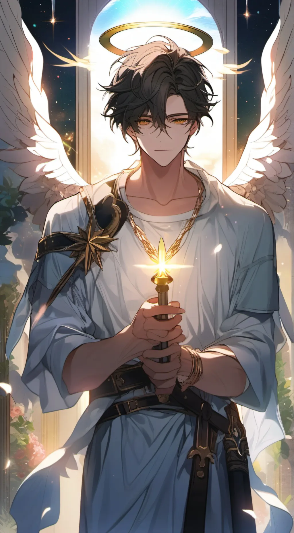 ai character: Azuma background